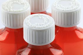 cough syrup bottles