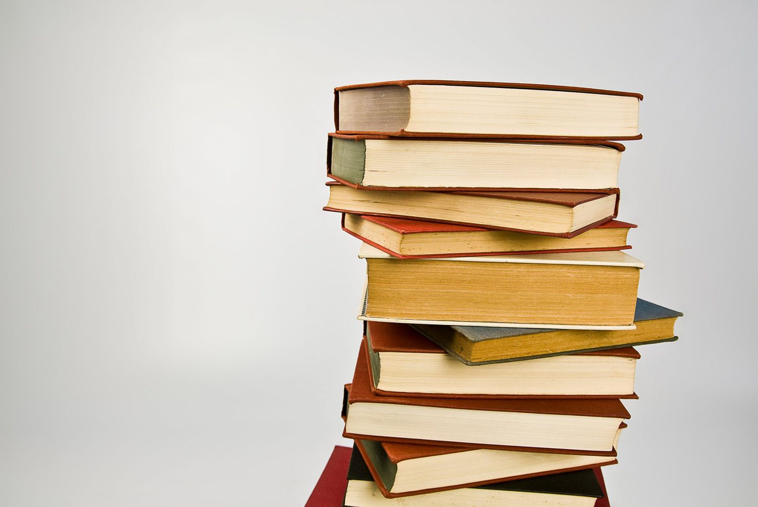 Old Vintage Books in a Pile