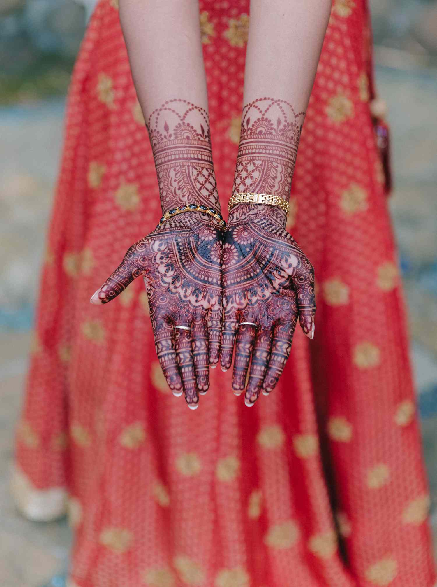 sahana and jack henna