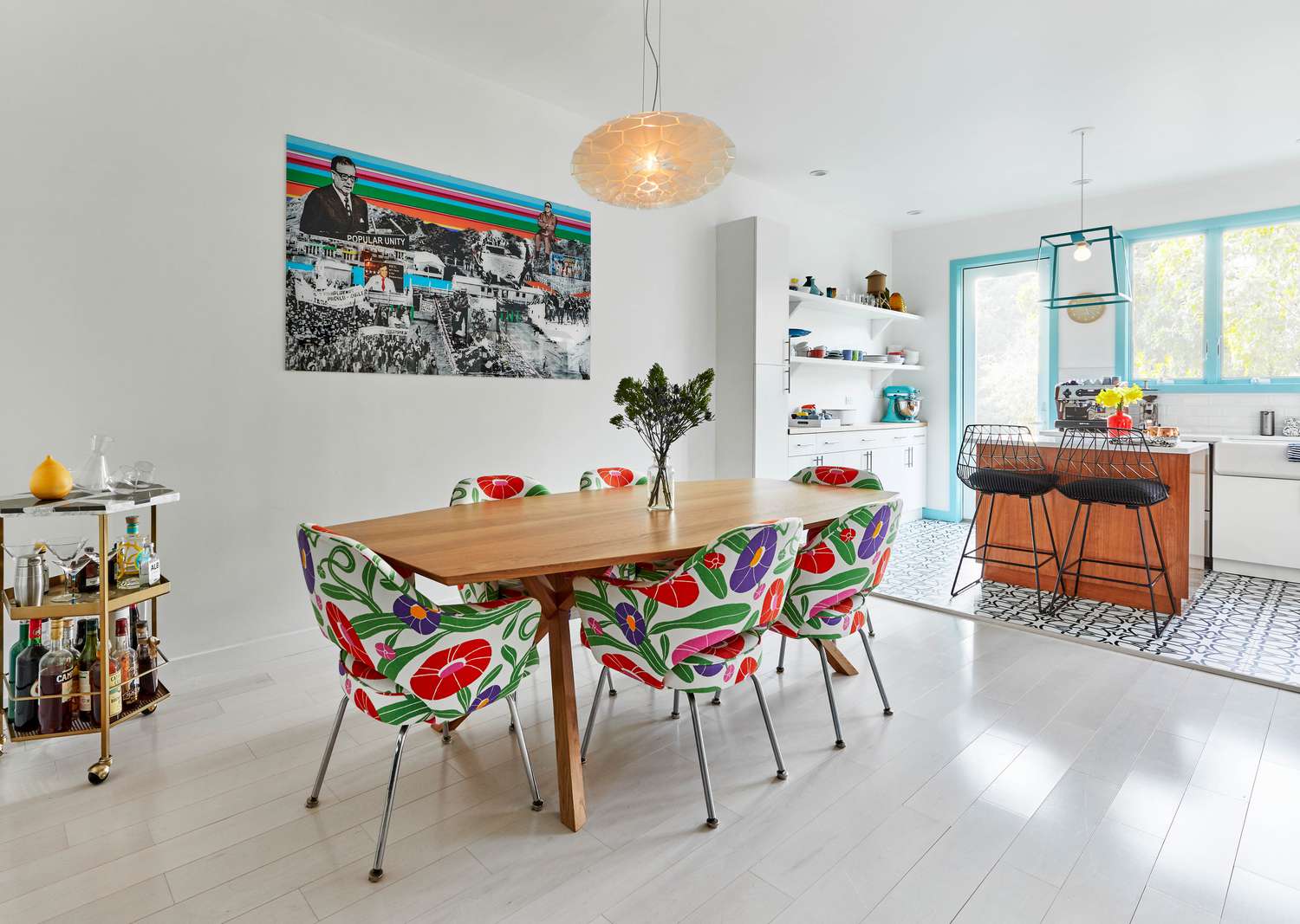 dania colorful home redo dining room