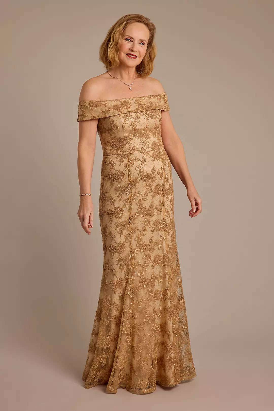 Oleg Cassini Mother of the Bride Dress