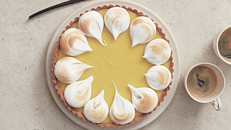 meyer lemon hazelnut tart