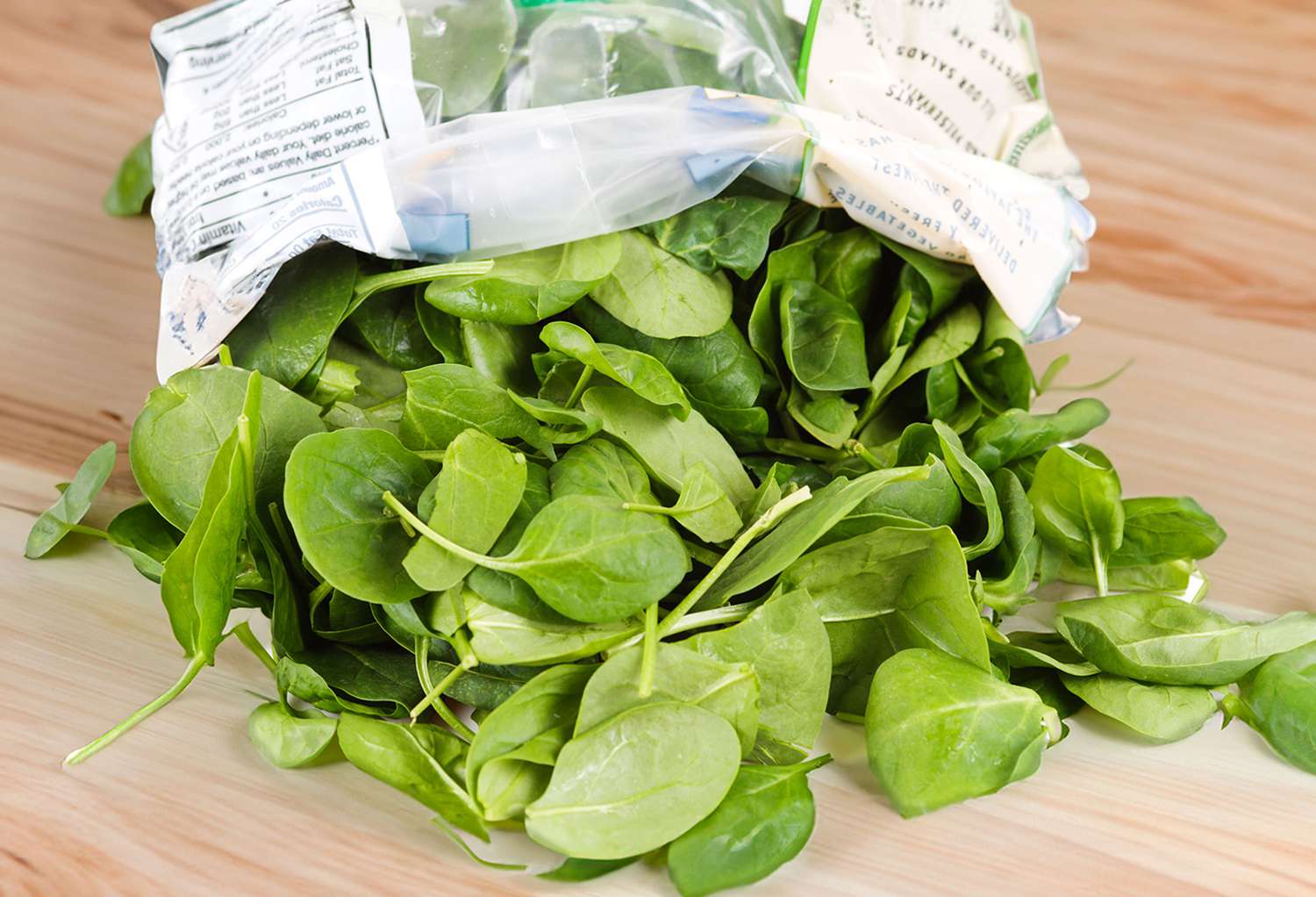 Bagged spinach