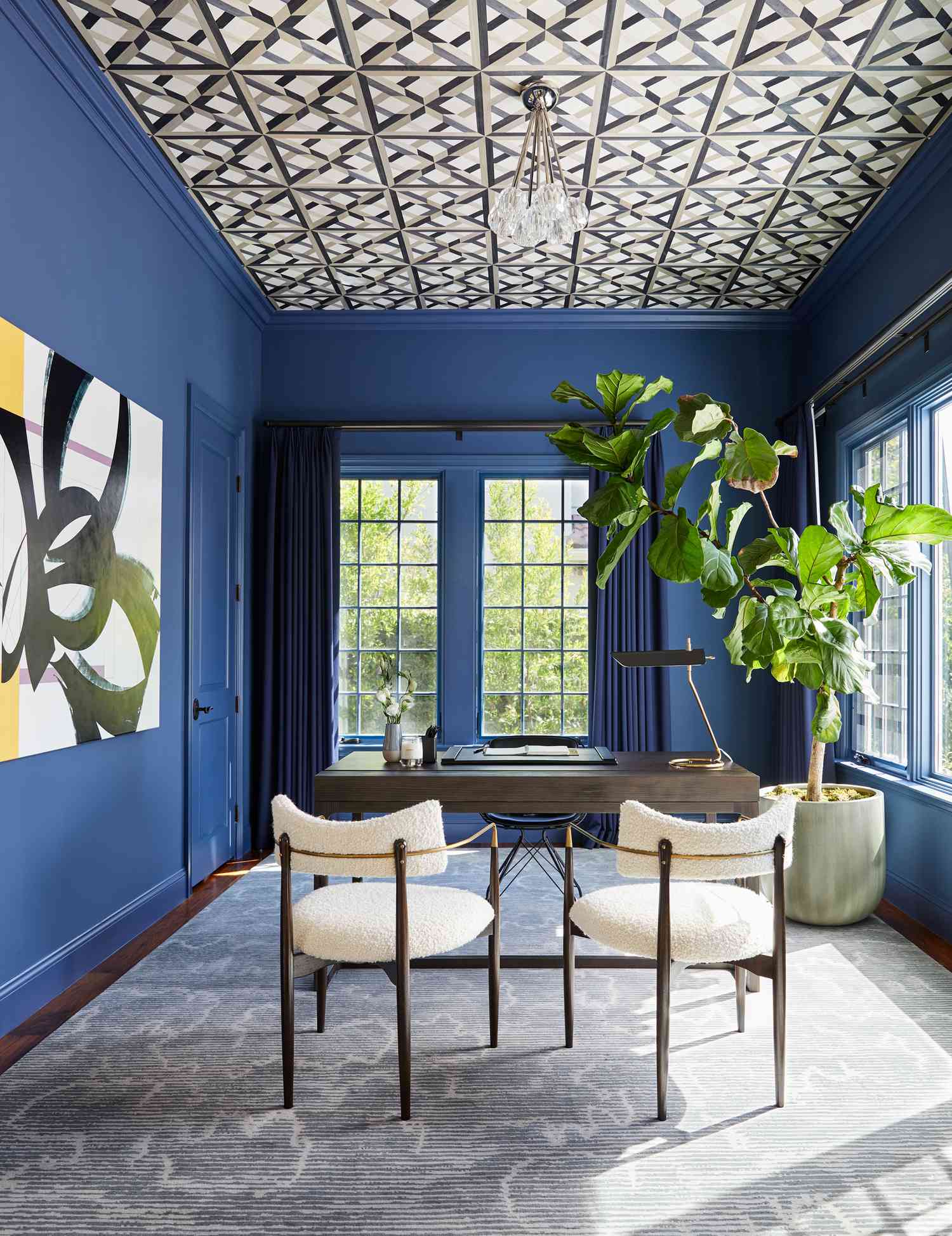 dark blue chalk paint for office