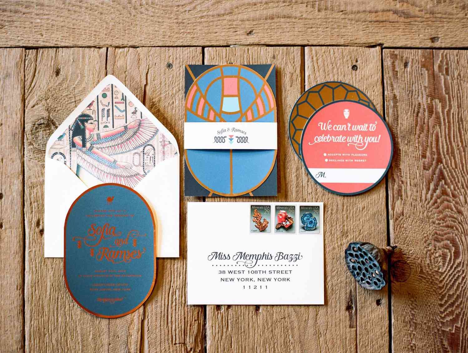 egyptian save the dates