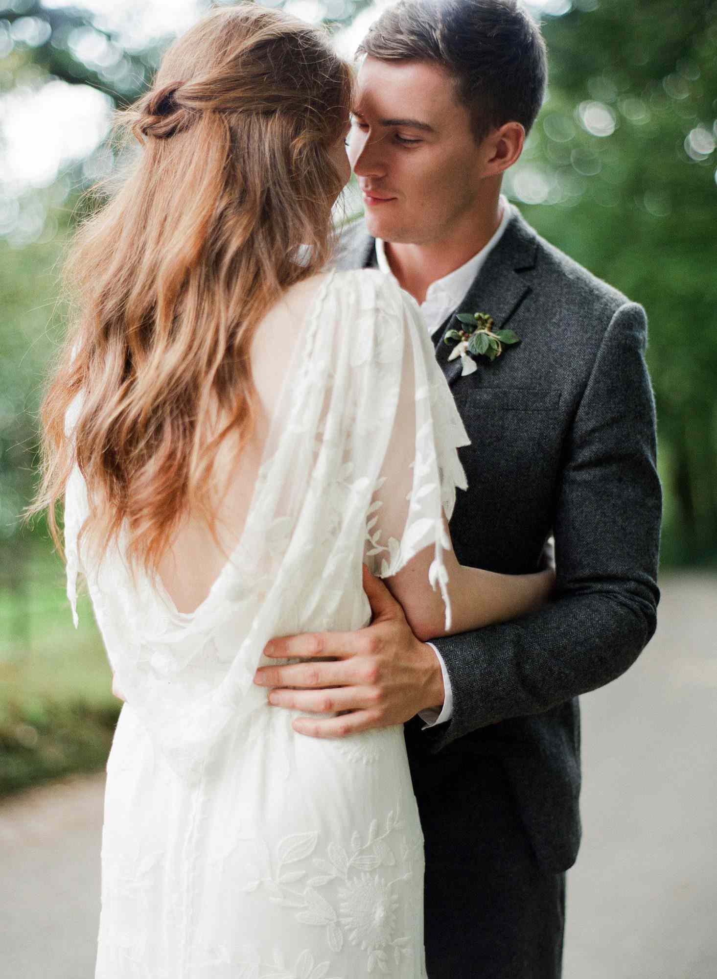 long wedding hairstyle