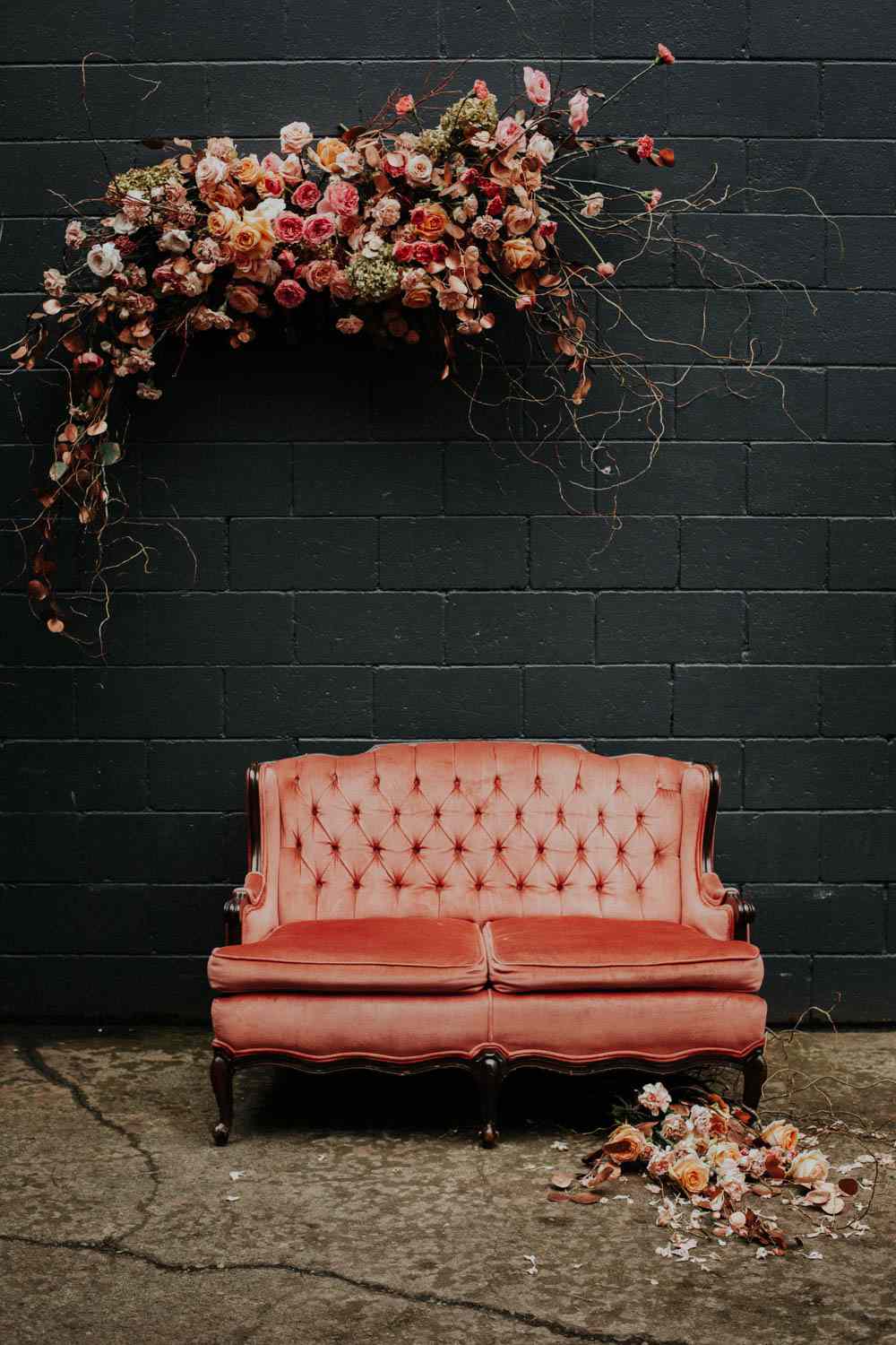 fall wedding color palette victoria black