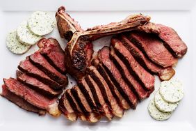 porterhouse steak with compound butter