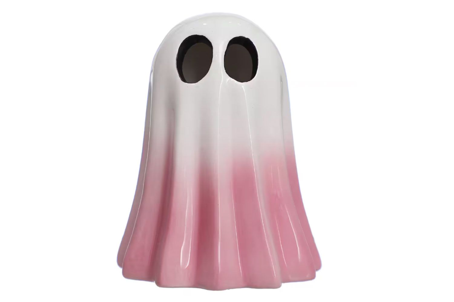Pink ombre ghost decor