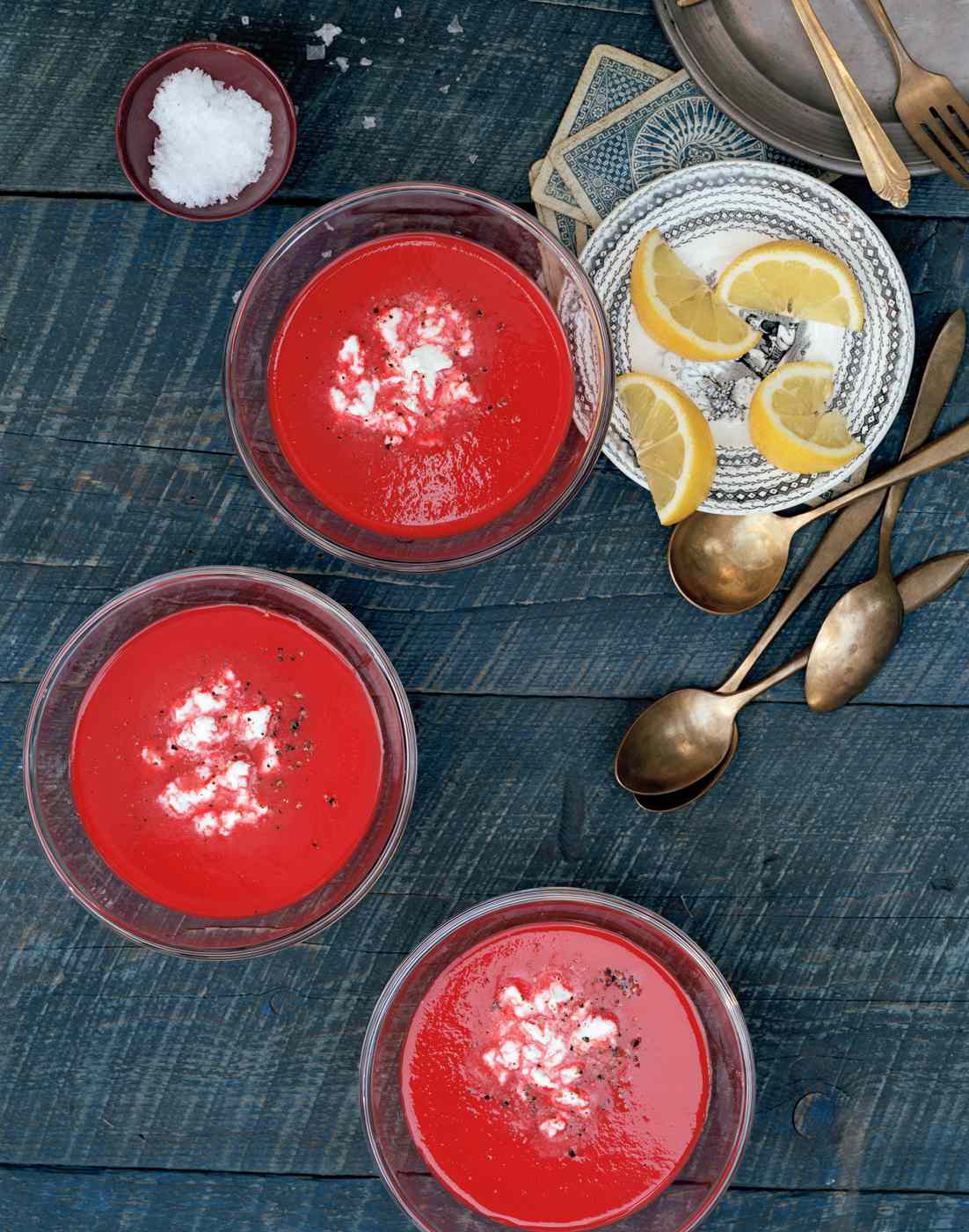 Sweet Red Pepper-Beet Soup
