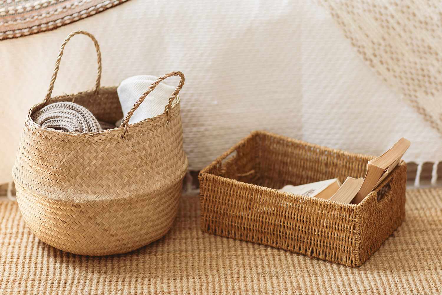 wicker baskets