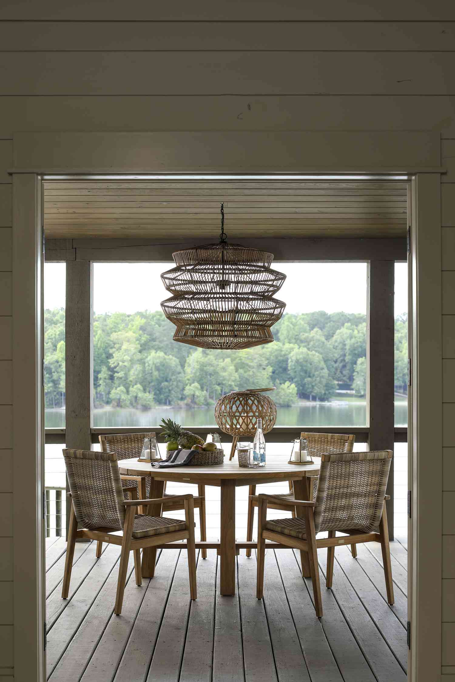 Neutral Tones Back Porch