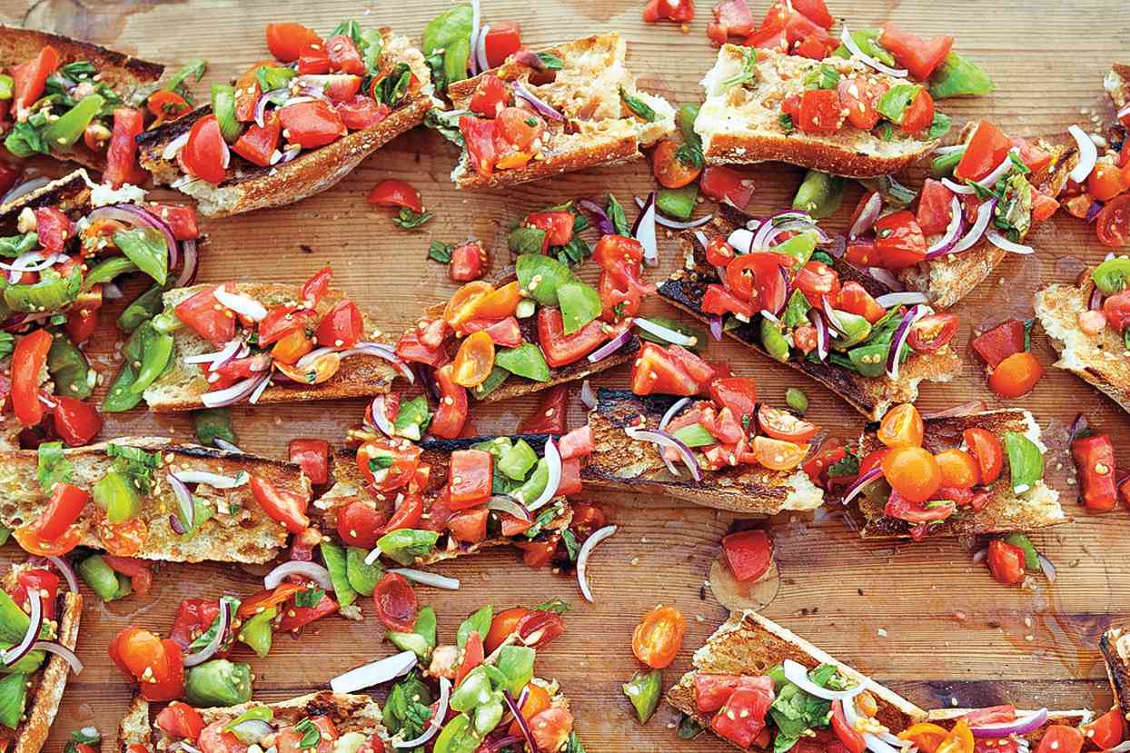 Heirloom Tomato Bruschetta
