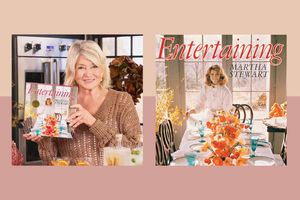 decorvow presenting her book Entertaining alongside its cover showcasing a decorated dining table