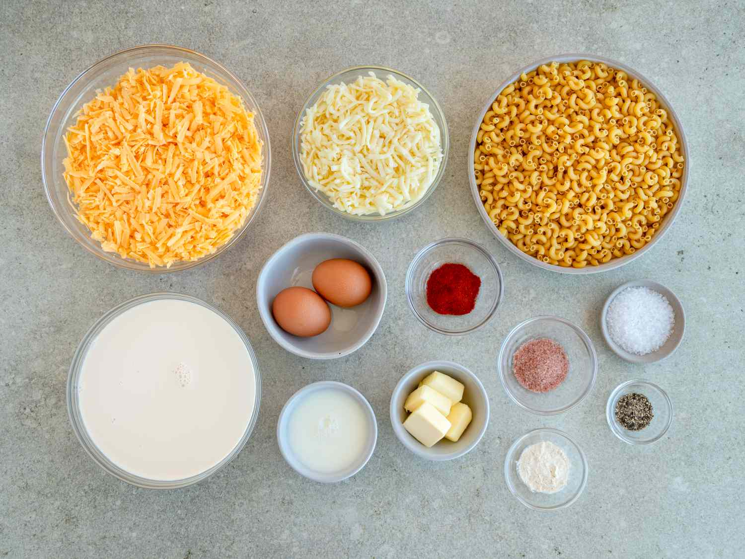 John Legend's Mac and Cheese - ingredients in bowl