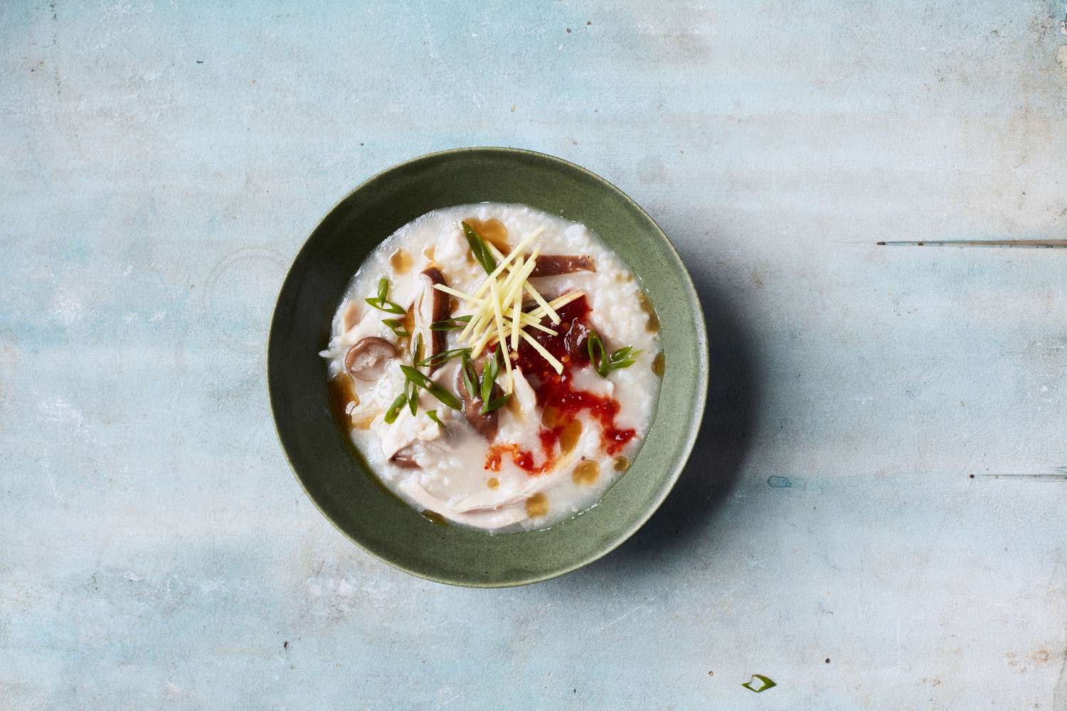 chicken and mushroom congee recipe
