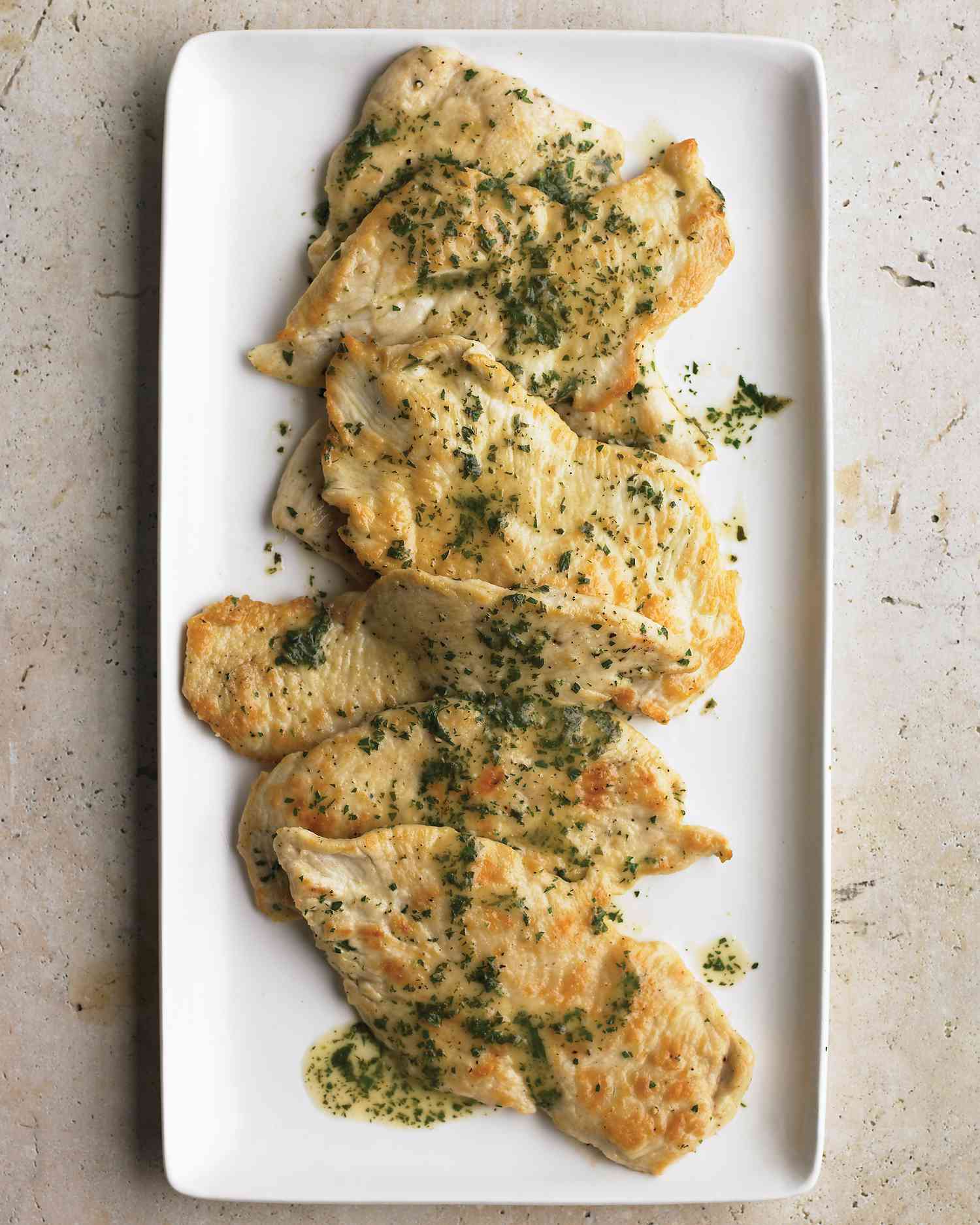 chicken cutlets herb butter