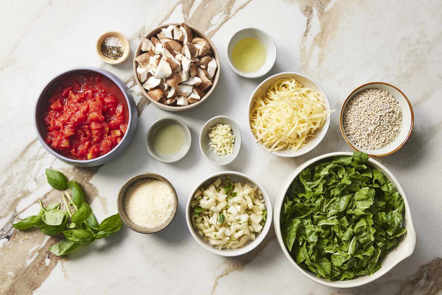 Barely and Swiss Chard ingredients