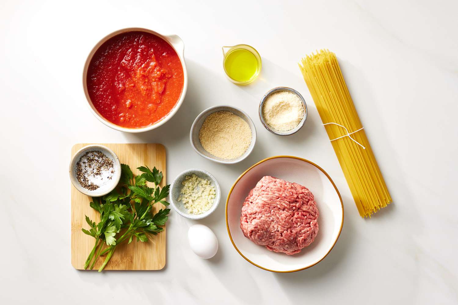 Easiest Spaghetti and Meatballs ingredients
