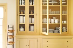 butter yellow kitchen
