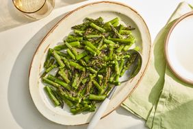 Stir fried asparagus