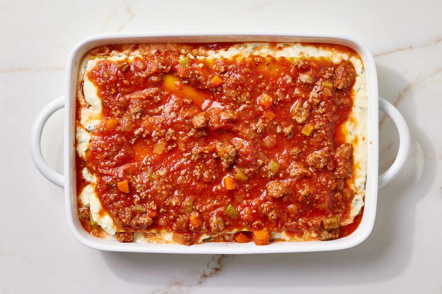 Step 12 Lasagna with Meat Sauce