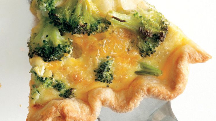 broccoli cheddar quiche