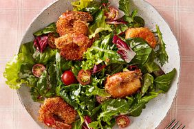 Crispy Panko Shrimp Salad