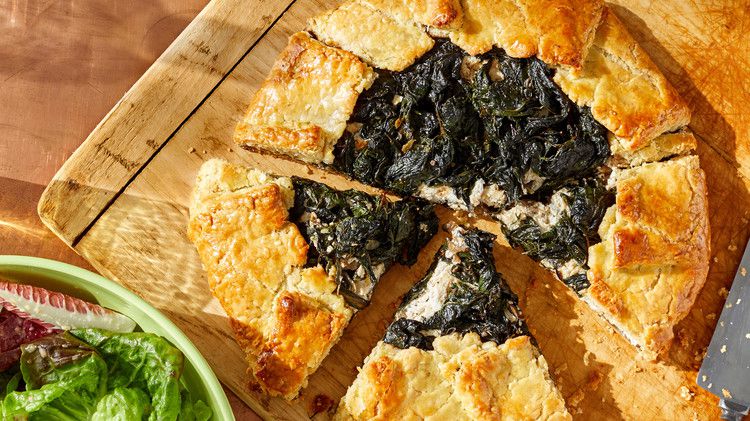 chard ricotta galette martha bakes