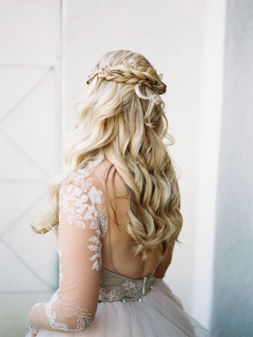 long wedding hair
