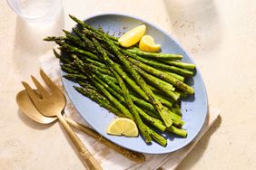 Broiled asparagus