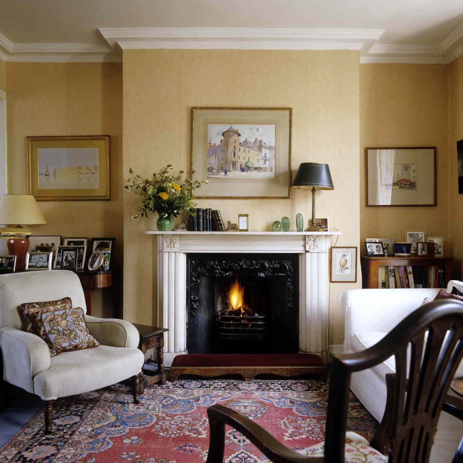 Light yellow living room