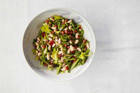 mediterranean three-bean salad