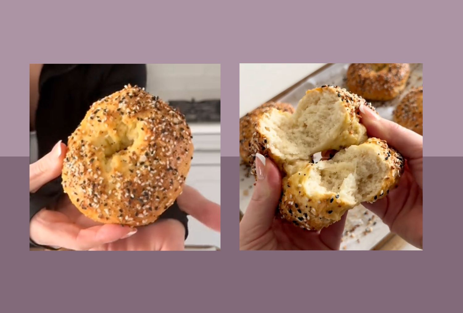 Protein bagels