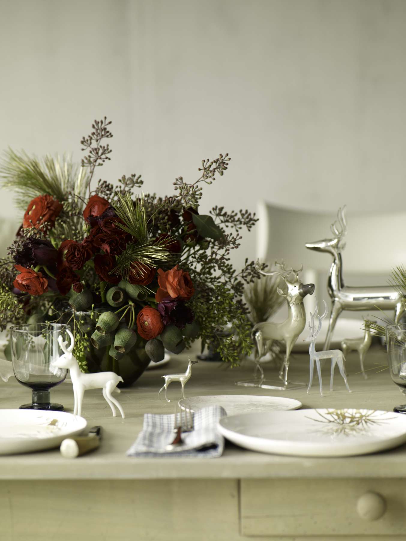 Holiday Reindeer Table