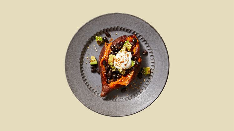 Loaded Baked Sweet Potatoes