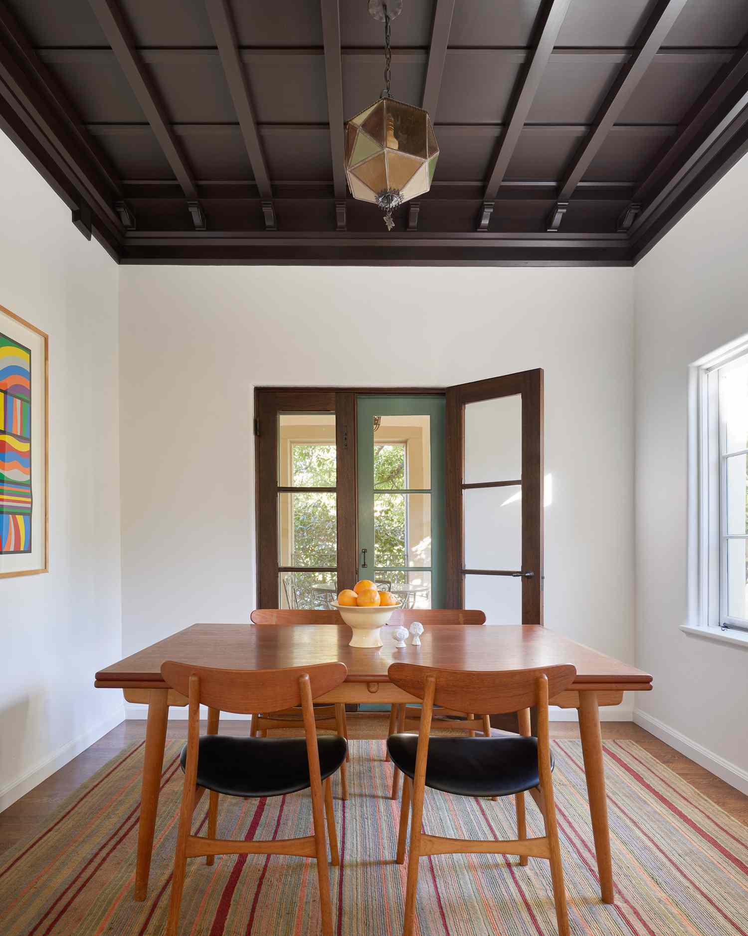 Wood grid crown molding