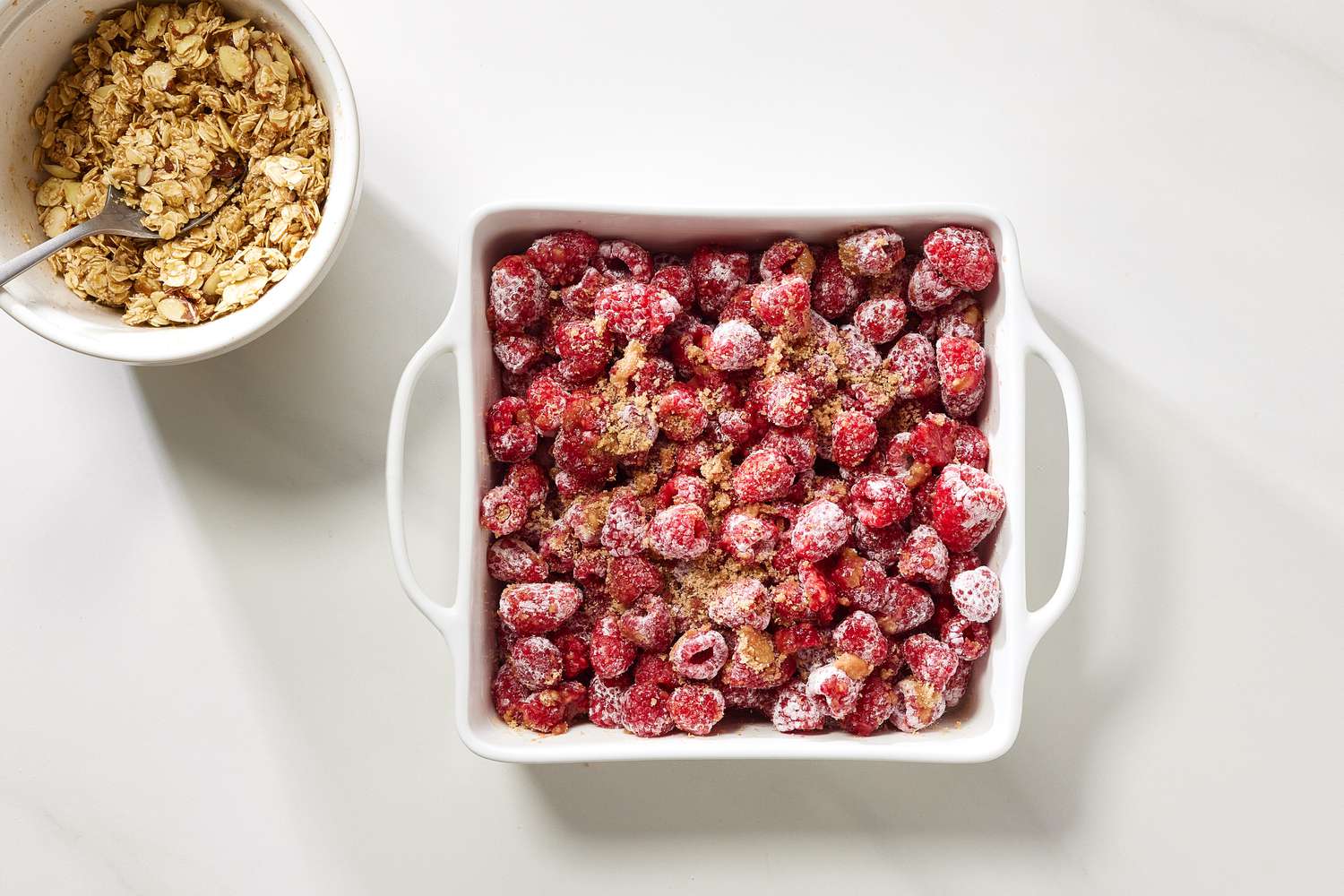 Raspberry-Almond Crisp