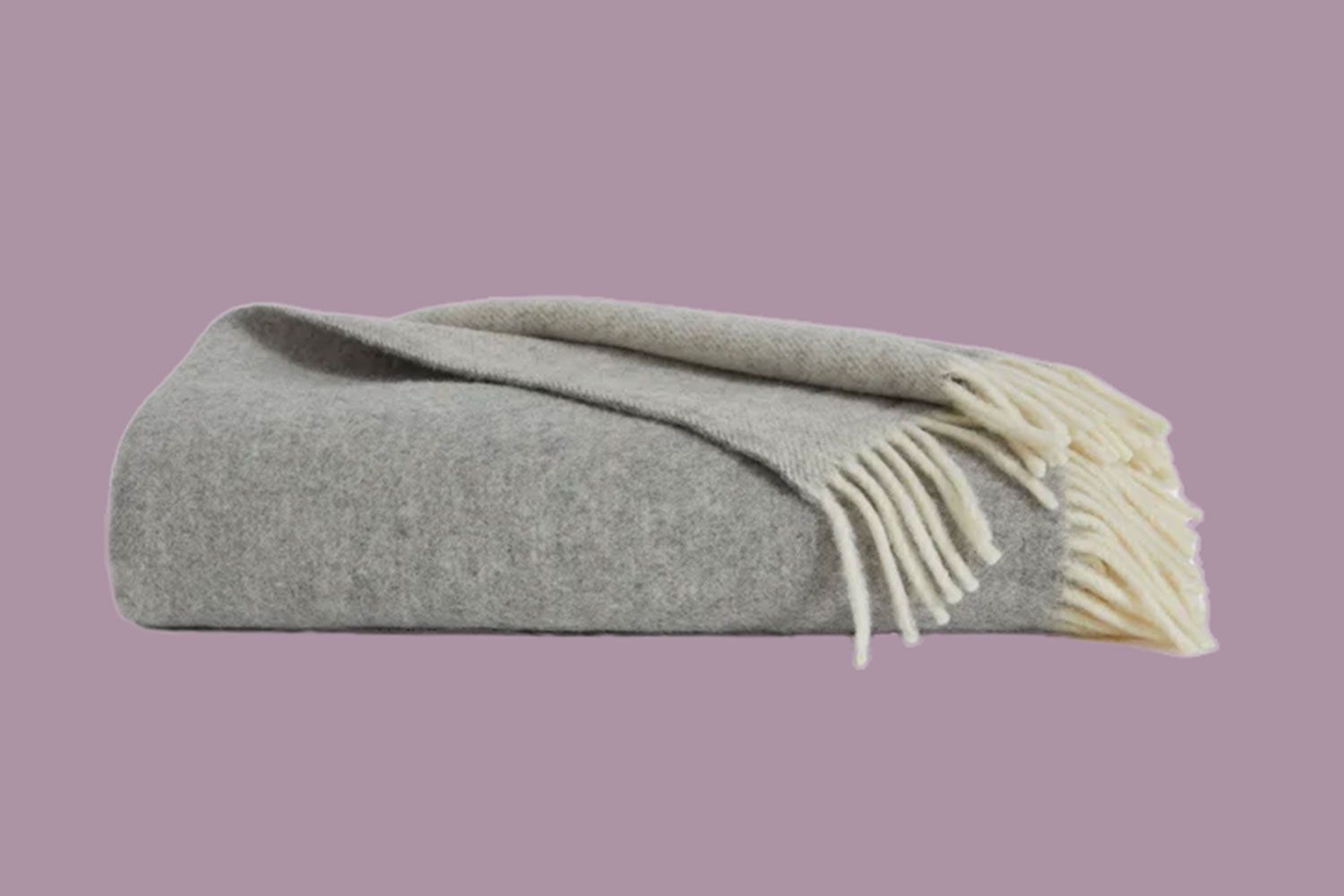 Brooklinen wool throw blanket