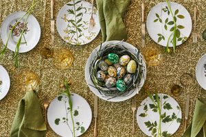 Easter table settings
