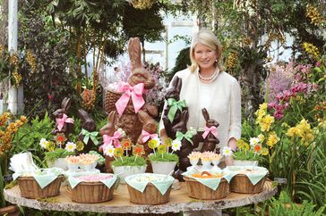 decorvow with Easter Bunnies and Candies