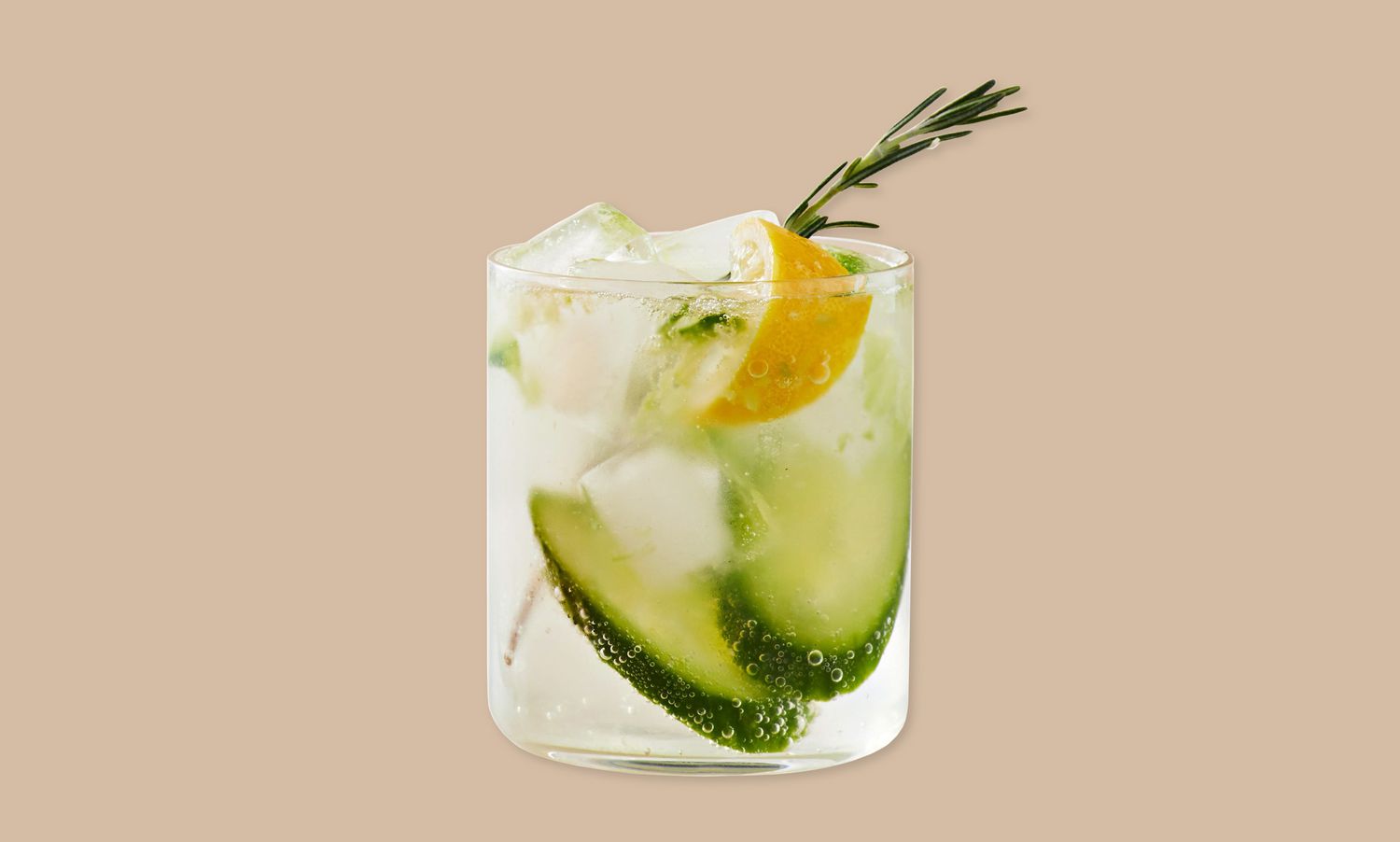 mediterranean cucumber tonic mocktail
