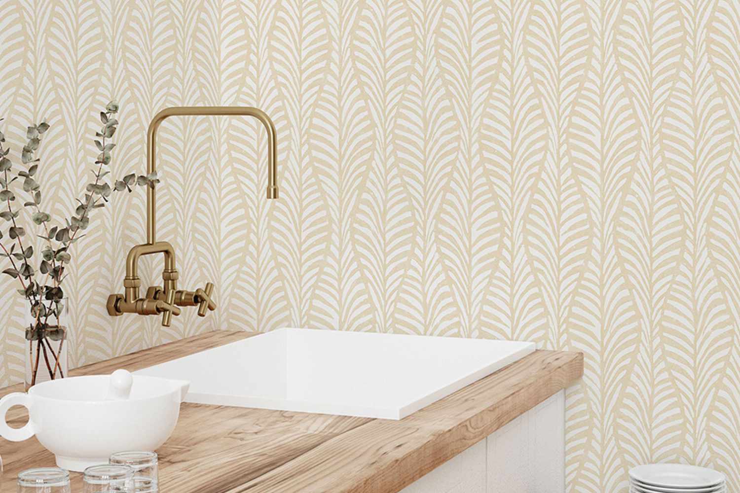 Banana Leaf Peel & Stick Wallpaper