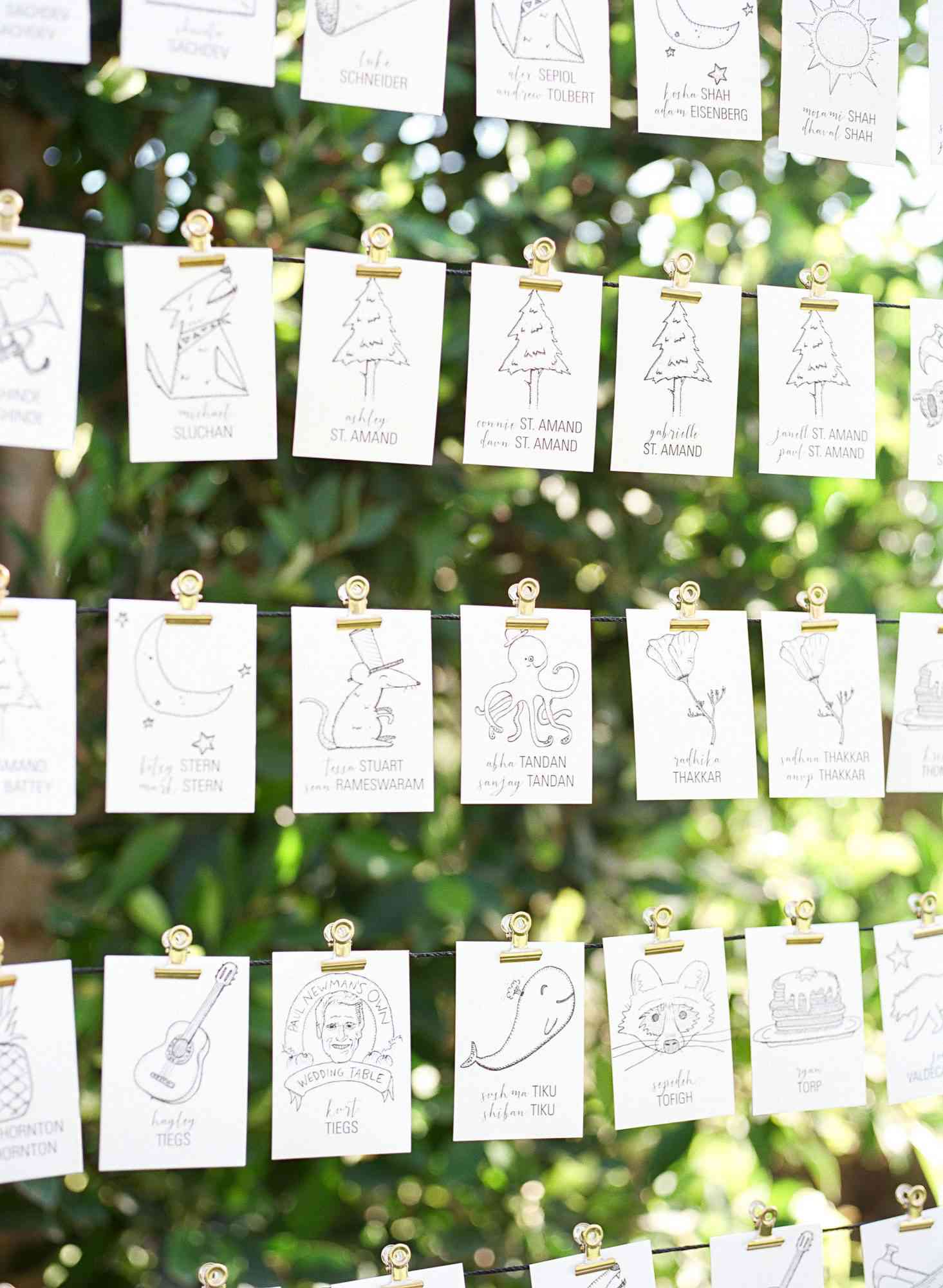 natasha nick wedding california escort cards