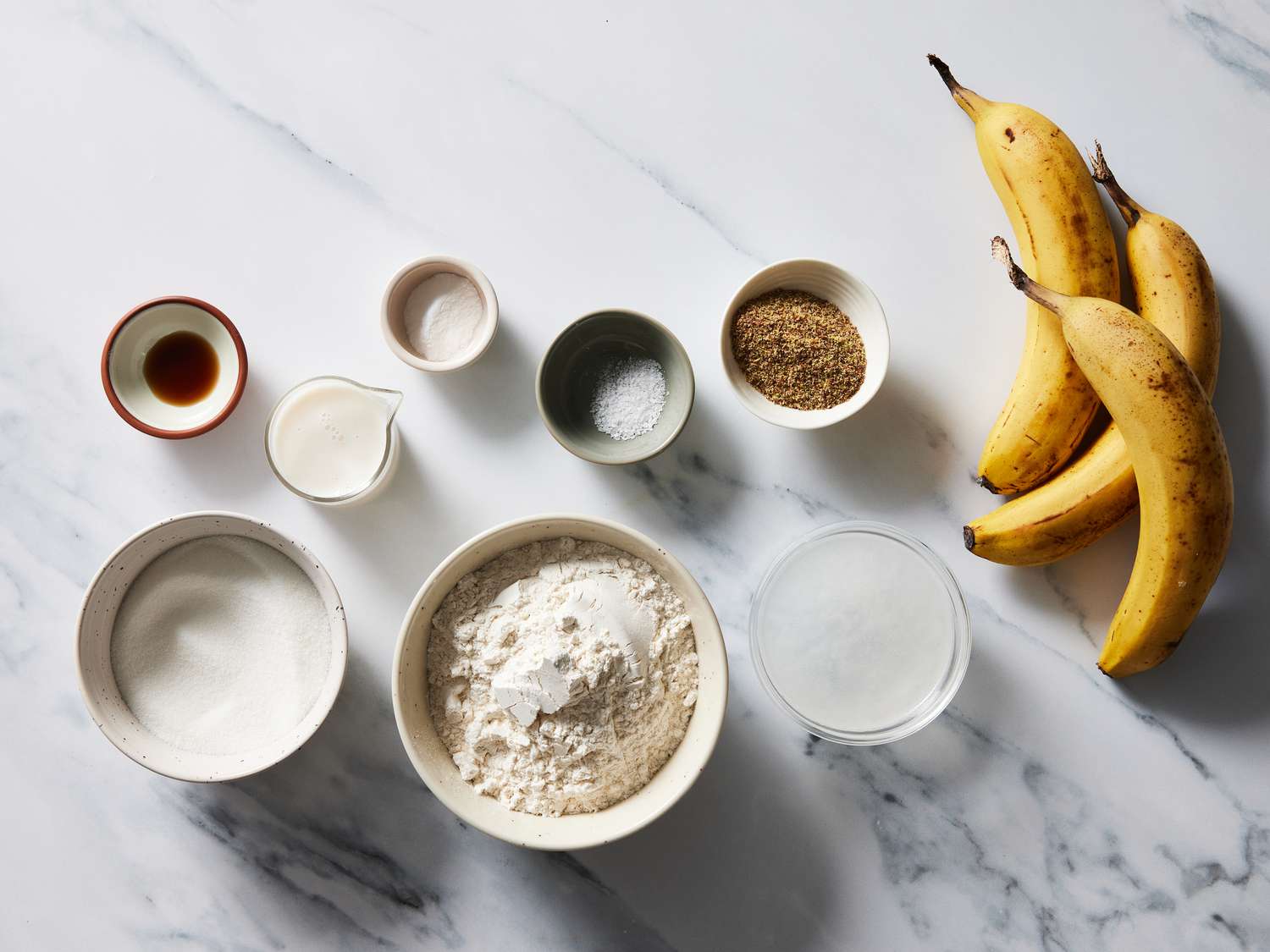 Vegan Banana Bread Ingredients