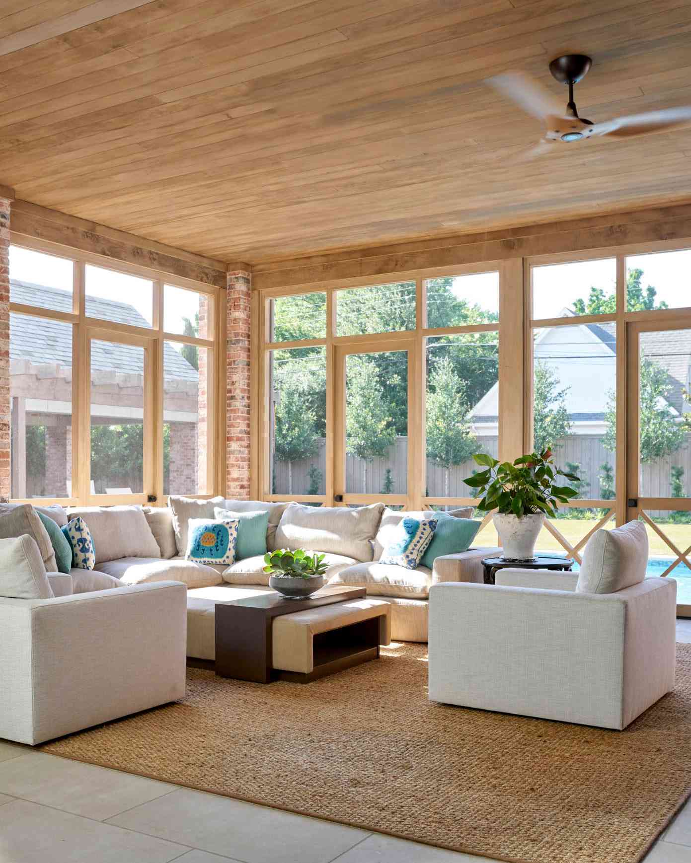 Multiple Access Points in Enclosed Porch