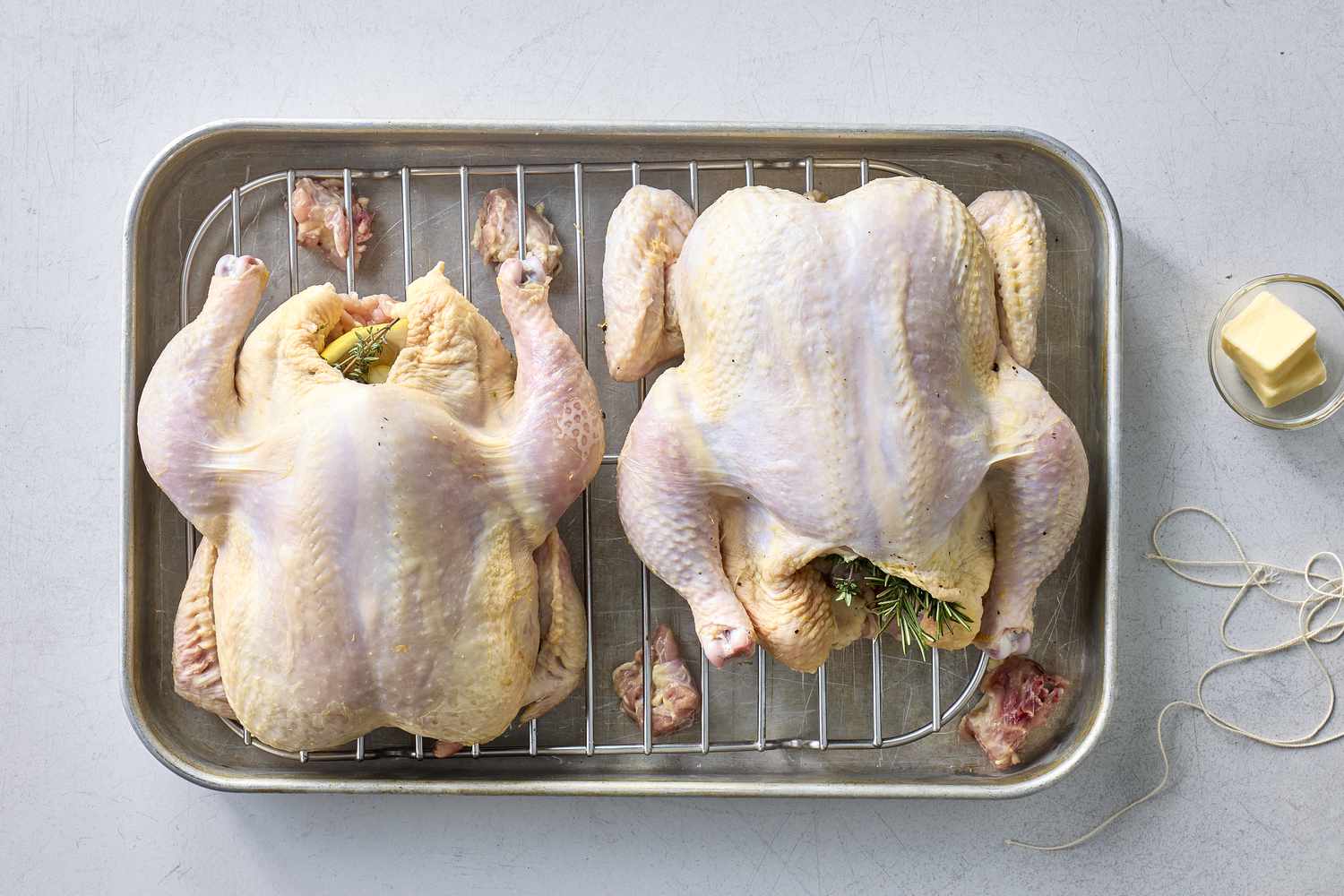 Roast chicken with herbs