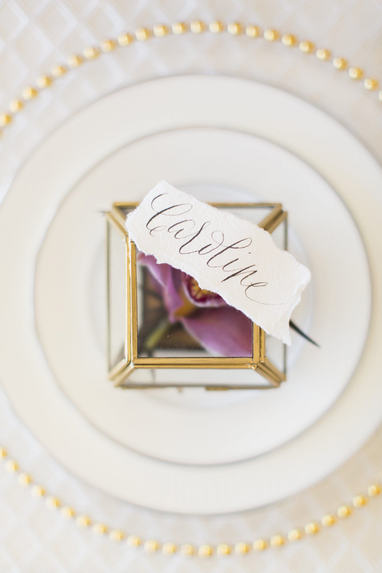 wedding place card bloom box