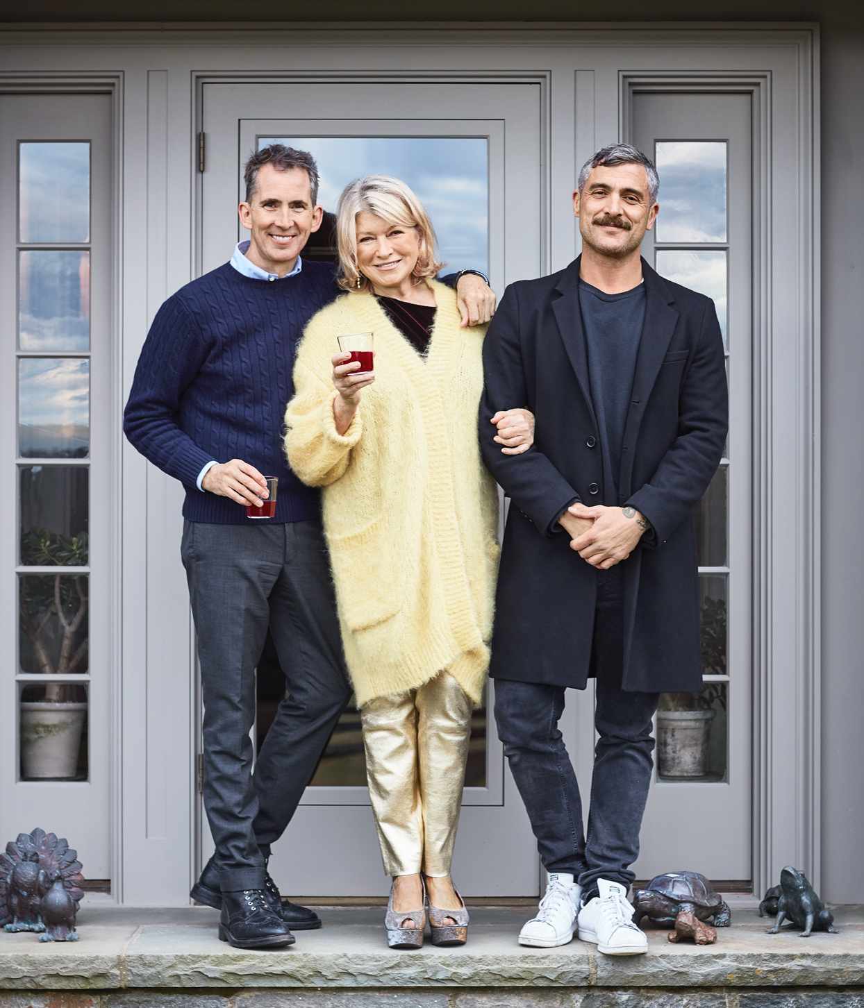 Martha, Kevin Sharkey and photographer Douglas Friedman