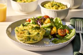 Crustless Broccoli Cheddar Quiches
